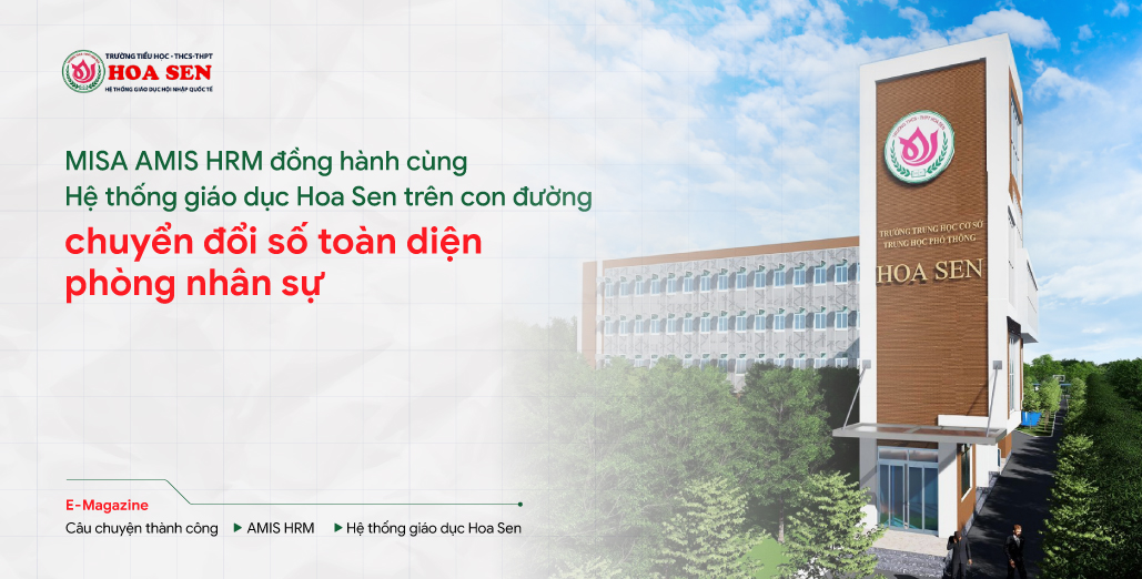 Chuyển đổi số phòng nhân sự MISA AMIS HRM
