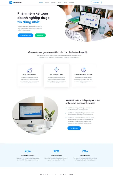 AMIS aiMarketing landingpage