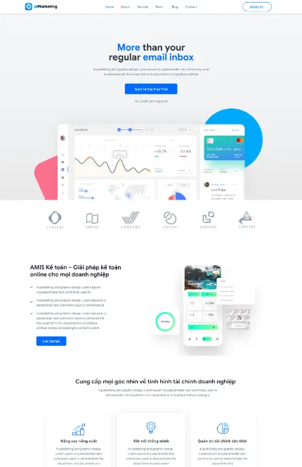 AMIS aiMarketing landingpage