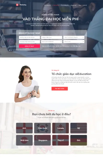 AMIS aiMarketing landingpage