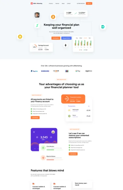 AMIS aiMarketing landingpage