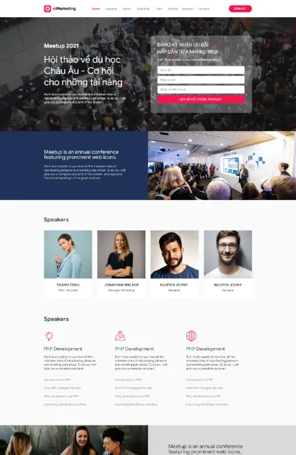 AMIS aiMarketing landingpage