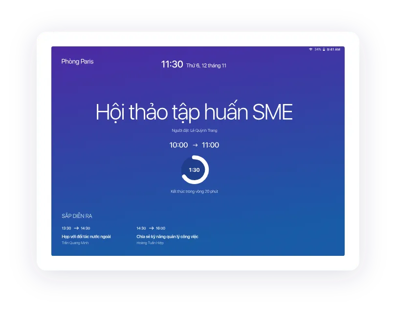 Thiết bị hiển thị thông tin phòng họp