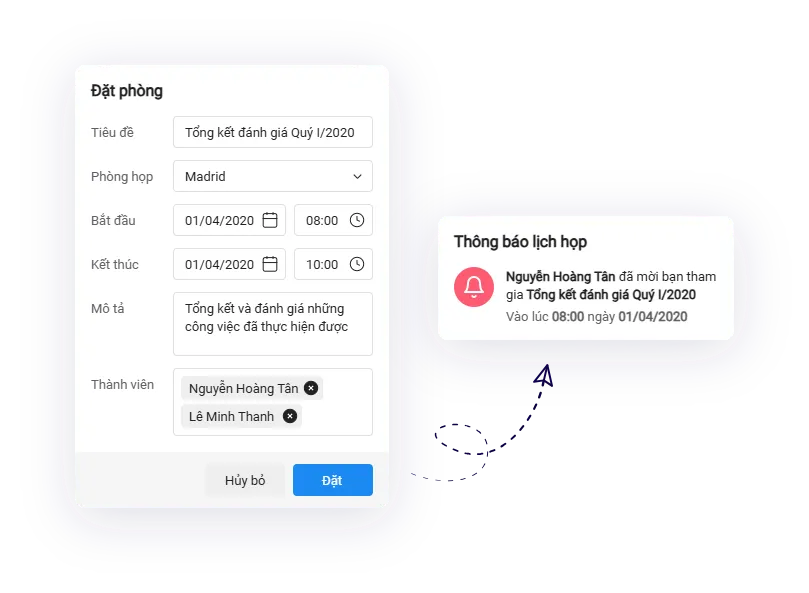 Tìm và đặt phòng tức thời