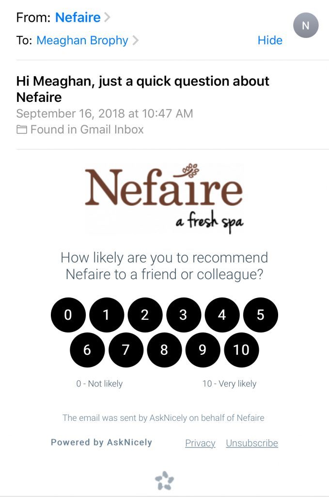 Khảo sát Net Promoter Score (NPS)