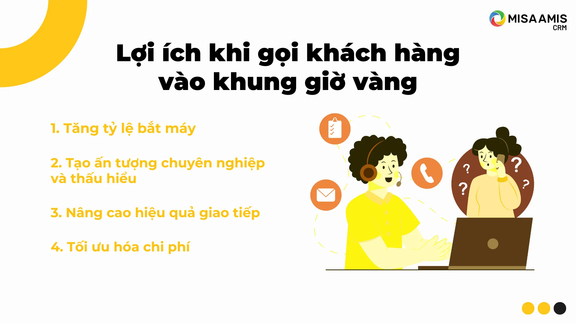 Lợi ích khi gọi khách hàng vào khung giờ vàng