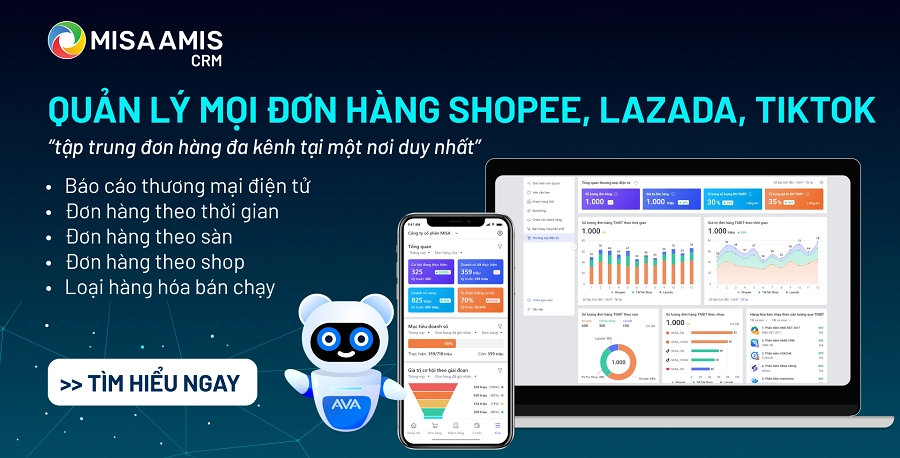 Bán hàng đa kênh MISA AMIS CRM