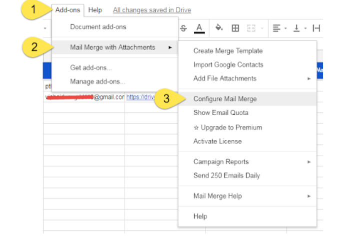 mail merge google sheet