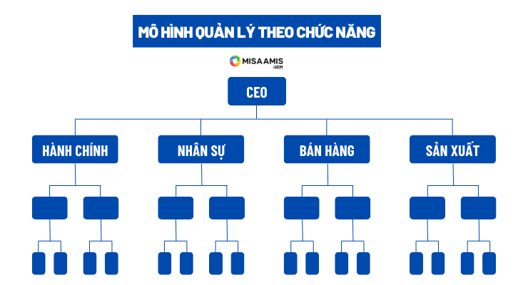  Mô hình quản lý theo chức năng 