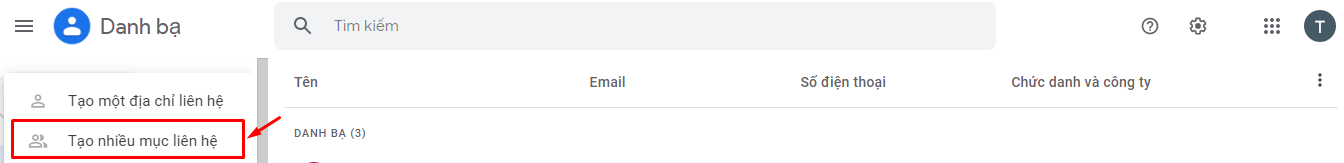 tạo email hàng loạt bằng gmail