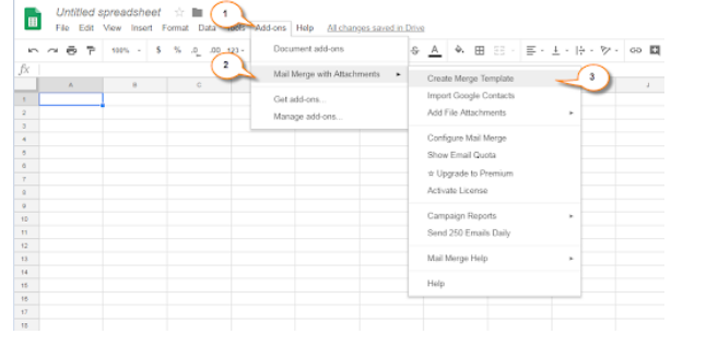 tạo email với mail merge