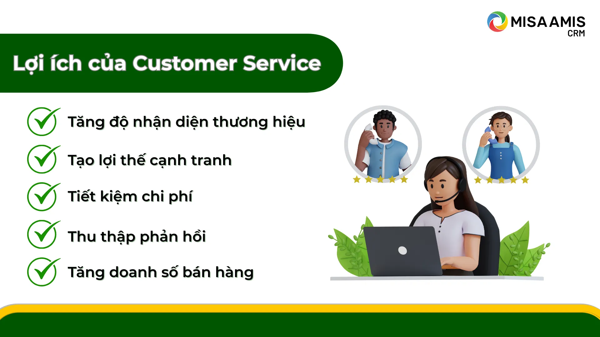 Lợi ích của Customer Service