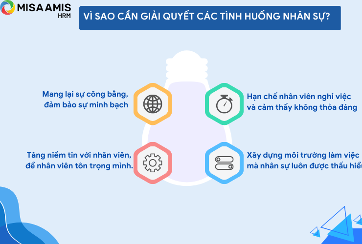 Vì sao cần giải quyết các tình huống nhân sự
