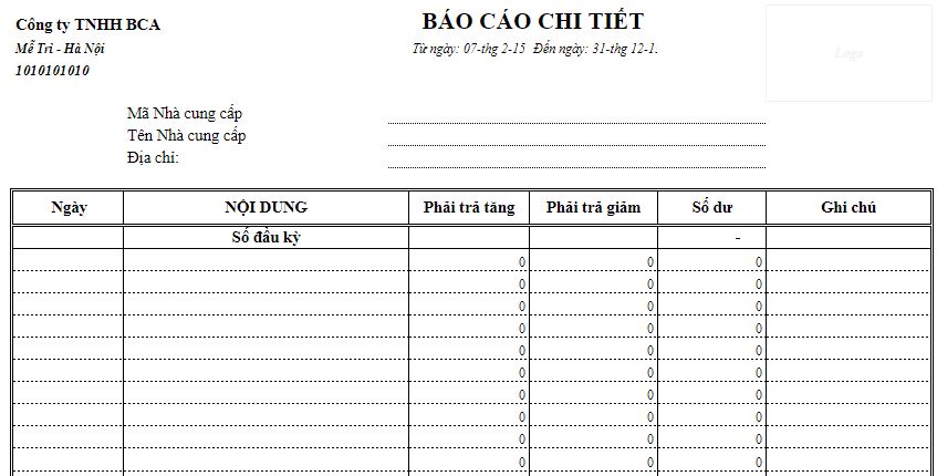 file excel quản lý công nợ 2
