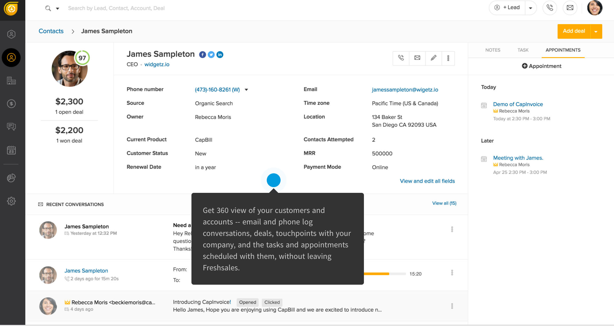 Freshworks CRM