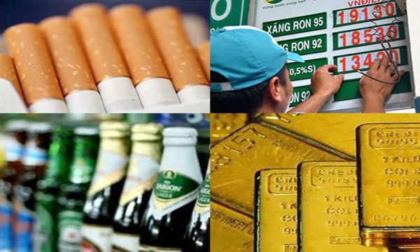 Danh sách các mặt hàng chịu thuế tiêu thụ đặc biệt hàng nhập khẩu