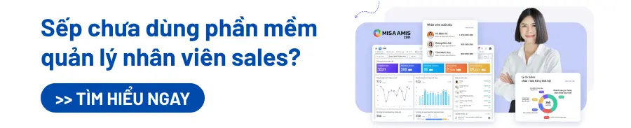 CTA tư vấn MISA AMIS CRM quản lý sales