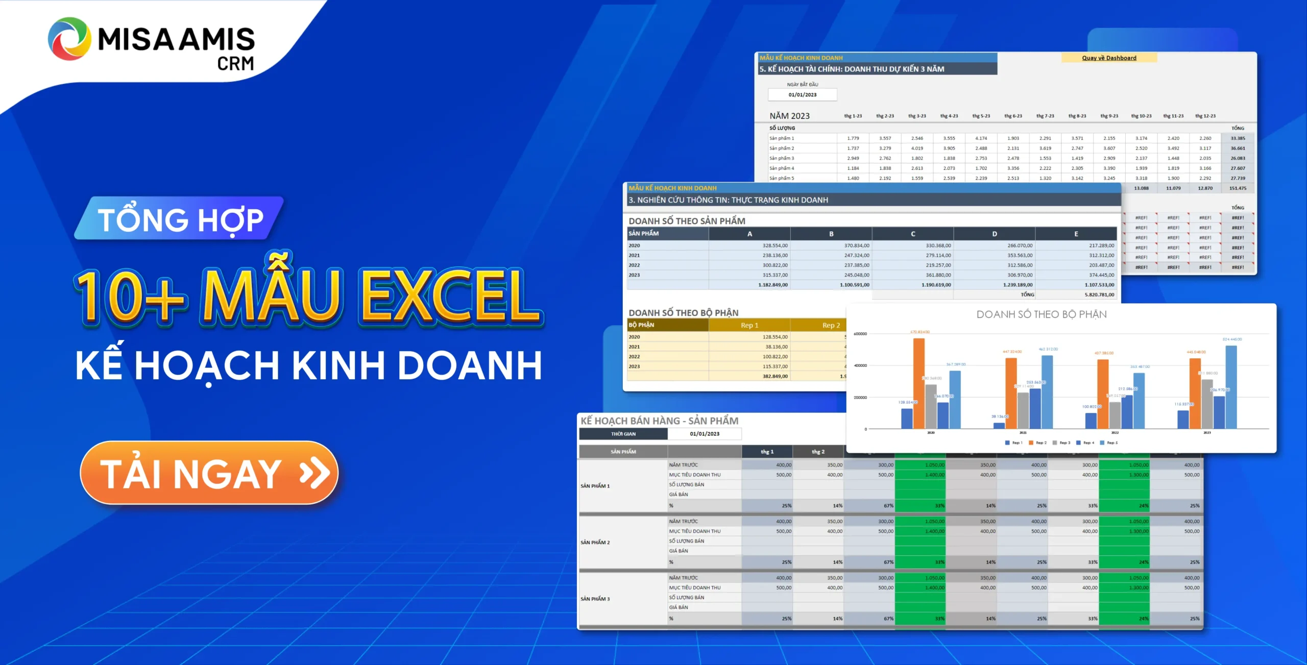 10+ mẫu Excel kế hoạch kinh doanh