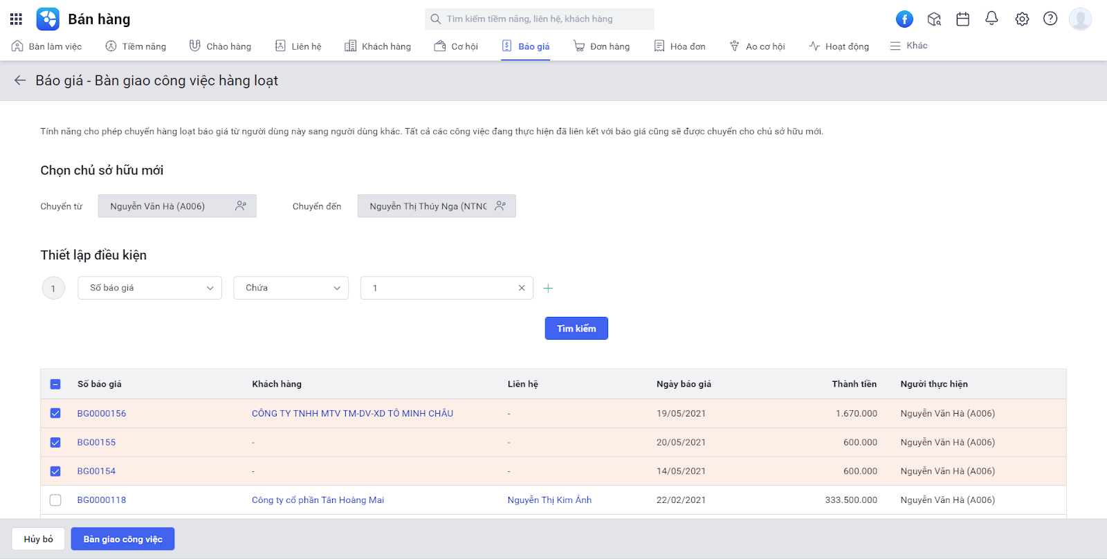 phần mềm CRM tối ưu quy trình kinh doanh của công ty thương mại