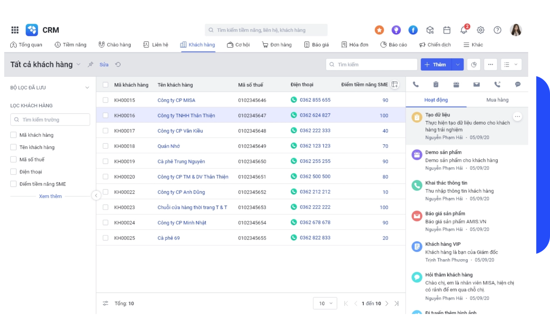 Nghiên cứu thị trường - MISA AMIS CRM
