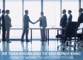 Hình 1: Kế toán khoản đầu tư vào đơn vị khác: Công ty mẹ đầu tư vào công ty con