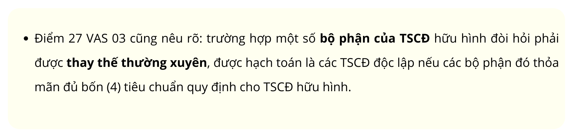 hình 3 bộ phận tscđ cần thay thế