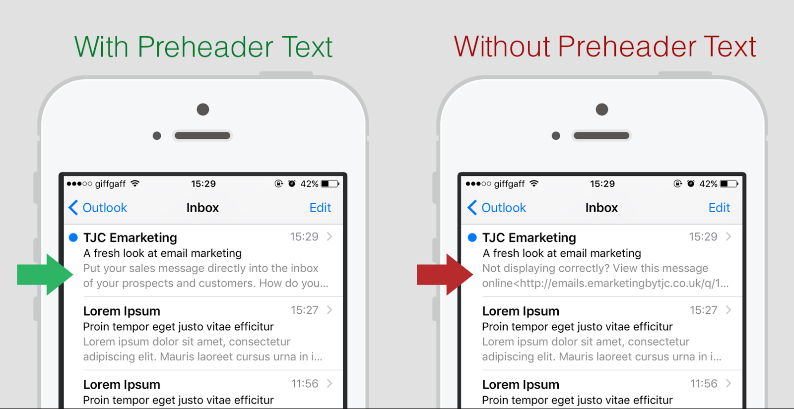 preheader text