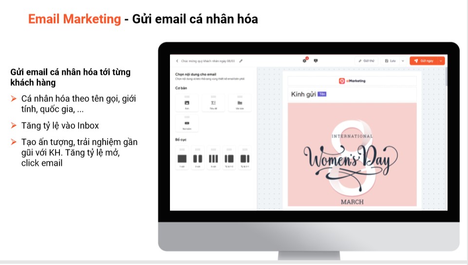 cá nhân hóa email