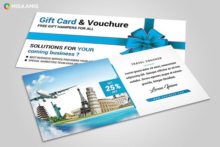 qua tang cho nhan vien - voucher du lich