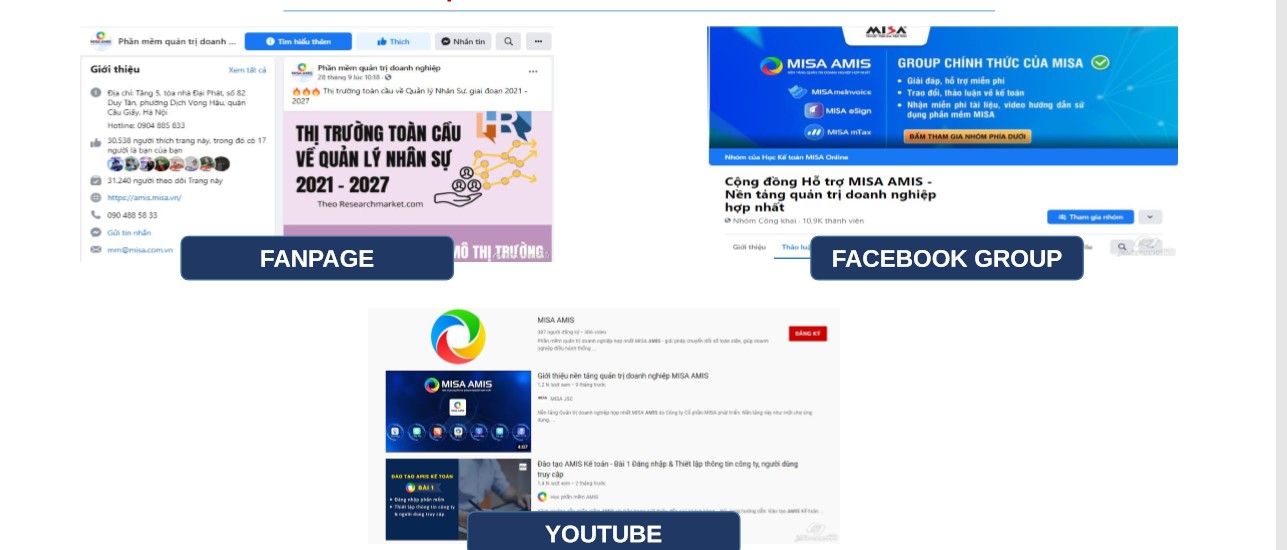 sử dụng social media