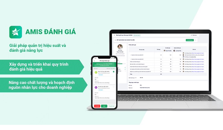 Phần mềm đánh giá nhân viên AMIS Đánh Giá