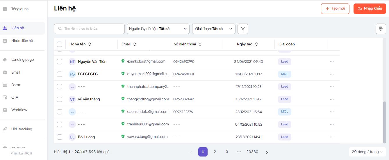 thu thập email marketing bằng aimarketing