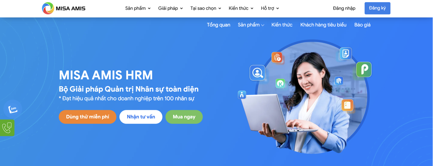 phan mem quan ly nhan su amis hrm