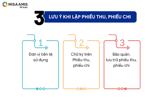 Lưu ý khi lập phiếu chi