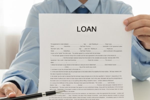 điều khoản hợp đồng vay vốn