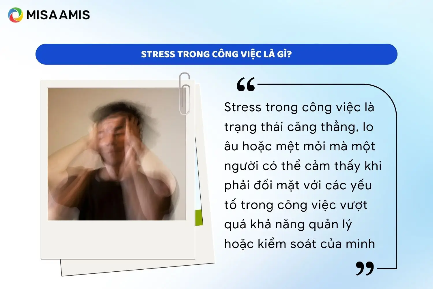 Stress trong công việc là gì?