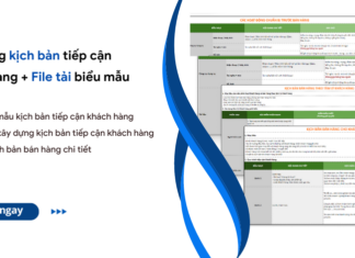 kịch bản tiếp cận khách hàng
