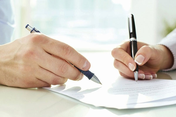 trình tự giao kết hợp đồng