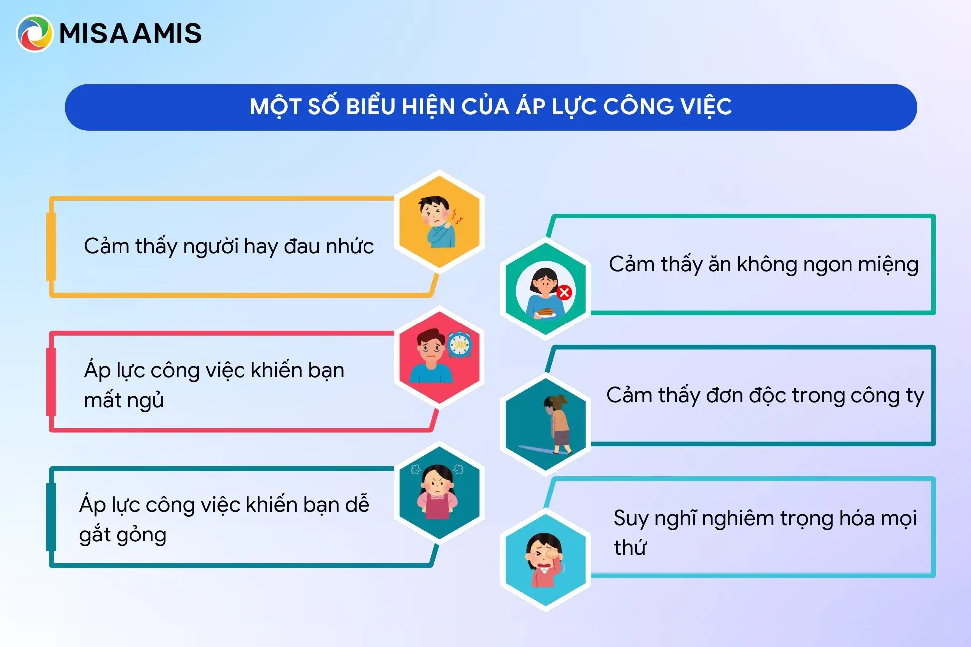 Một số biểu hiện của áp lực công việc