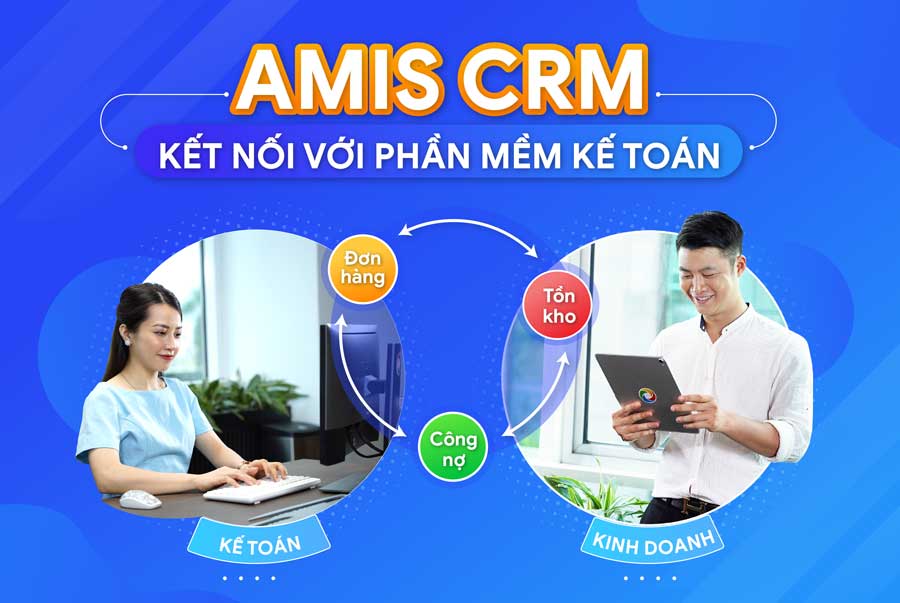 crm giúp liên thông với kế toán