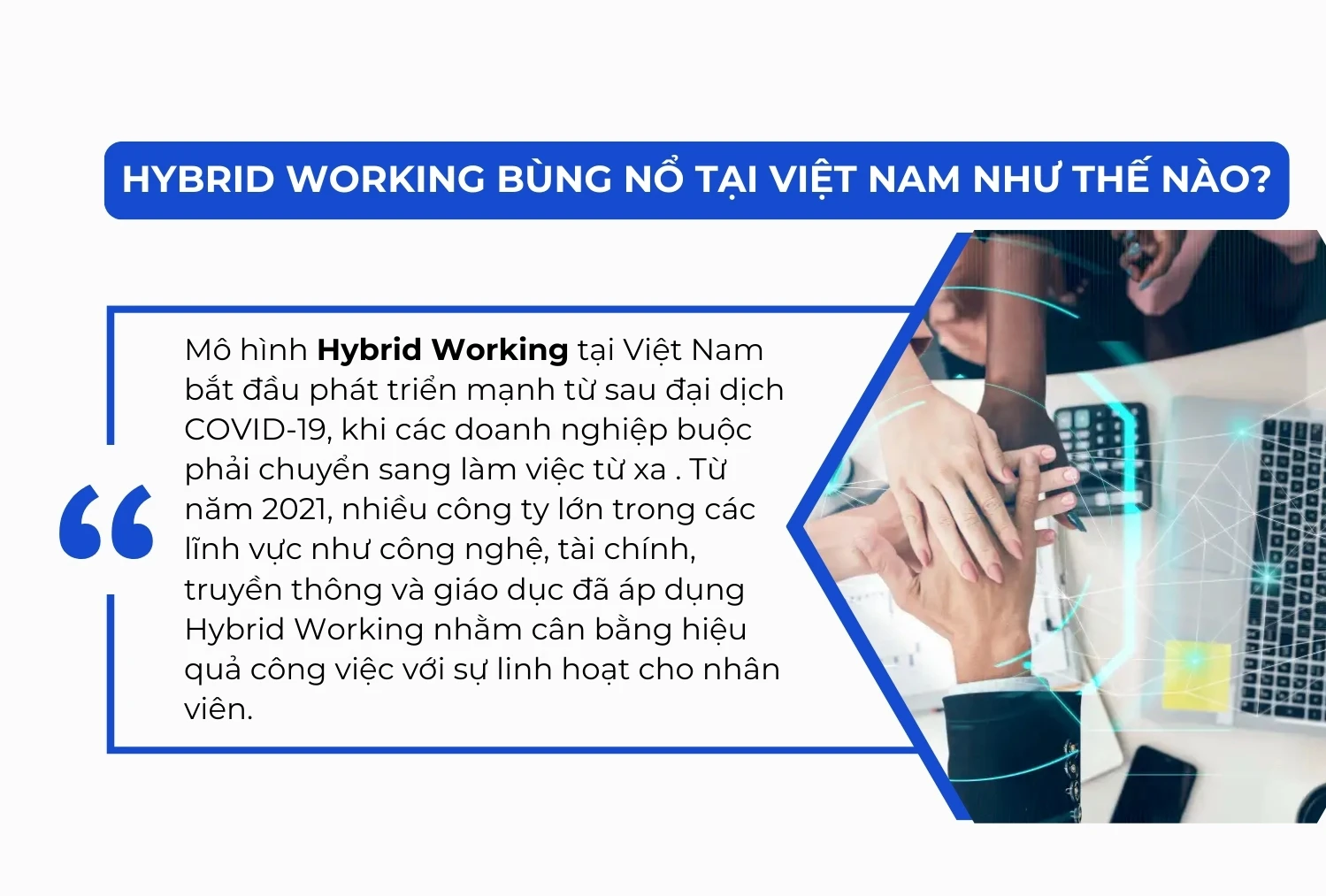 Cách Hybrid Working bùng nổ tại Việt Nam