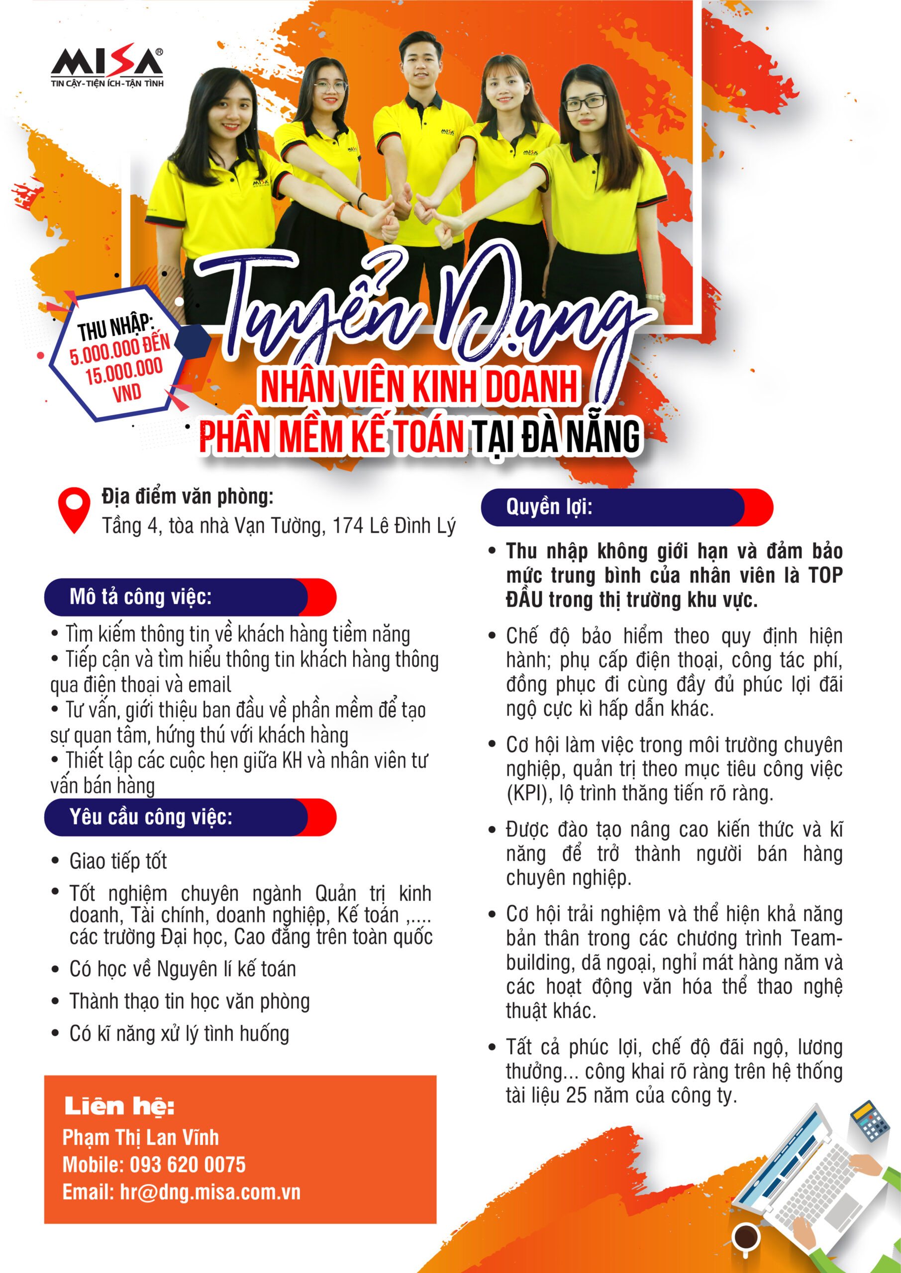 mẫu thông báo tuyển dụng