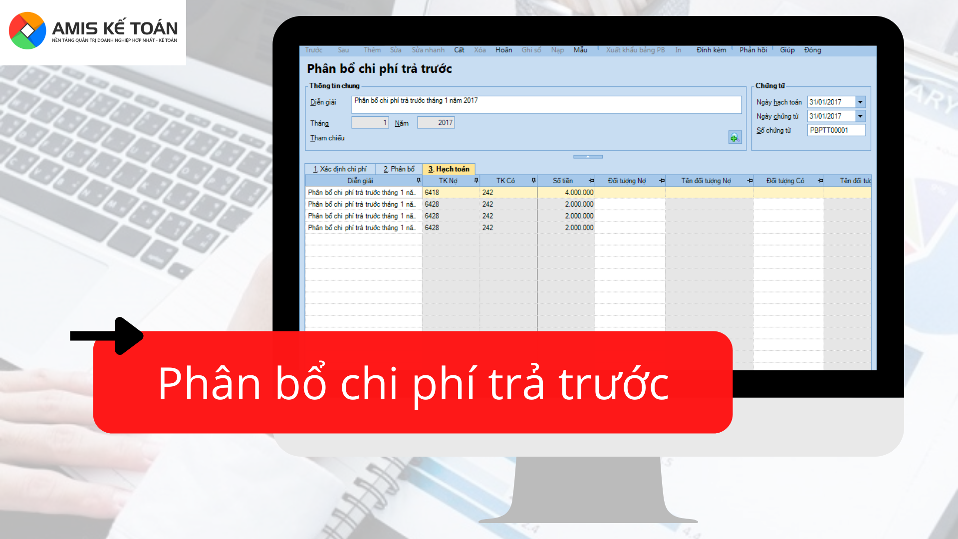 phân bổ chi phí trả trước