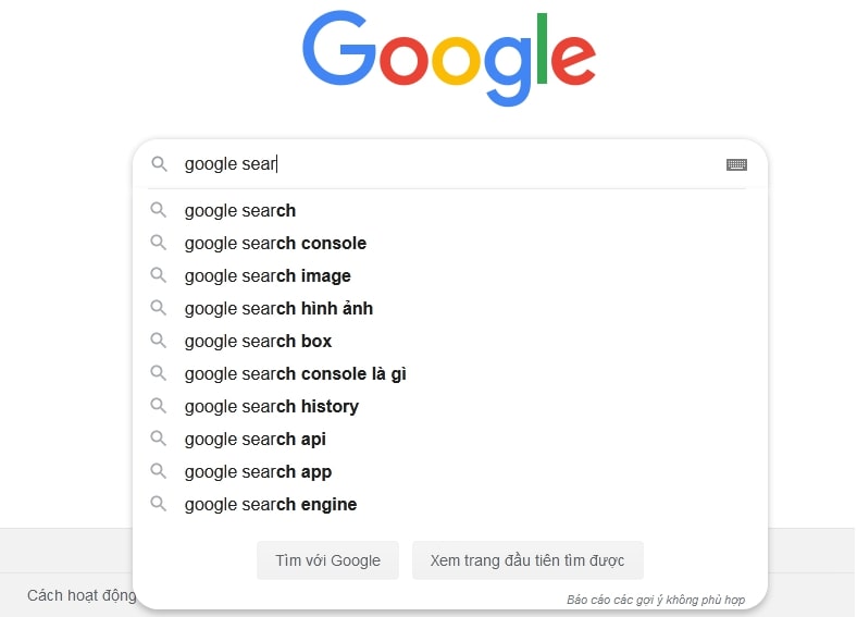 công cụ nghiên cứu từ khóa google suggest