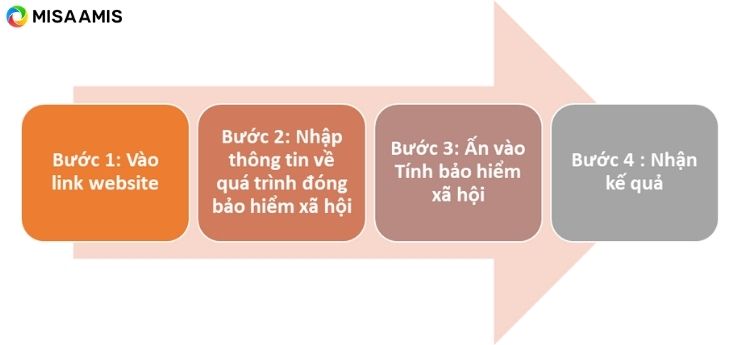 Thao tác sử dụng Hệ thống tính tiền bảo hiểm xã hội 1 lần