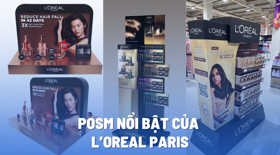 Các dạng POSM của L'Oreal Paris