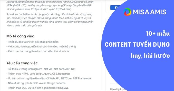 mau content tuyen dung