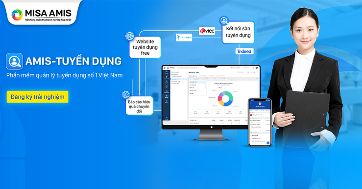 AMIS Tuyển dụng có thể hỗ trợ tốt các nghiệp vụ tuyển dụng của doanh nghiệp