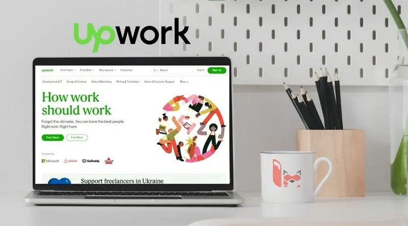 Nền tảng Upwork kết nối các freelancers trên toàn cầu
