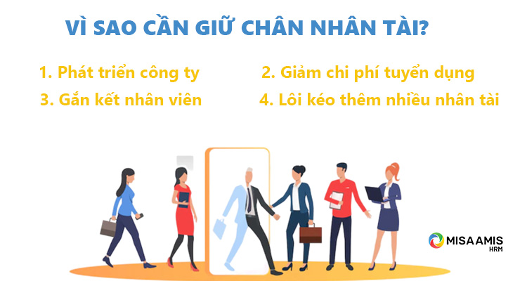 Vì sao cần giữ chân nhân tài